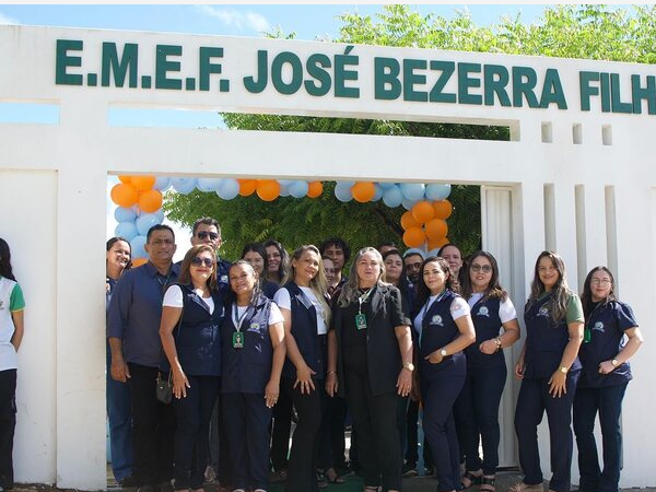 REINAUGURAÇÃO DA ESCOLA MUNICIPAL JOSE BEZERRA